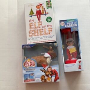 Elf on the Shelf Bundle Books Elf Reindeer +